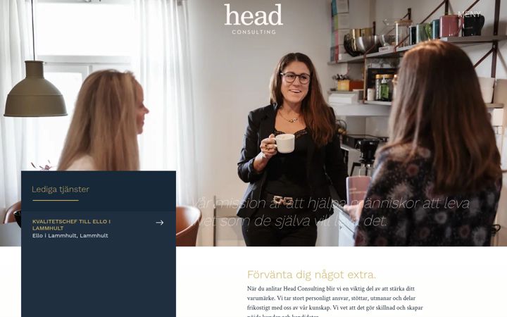 Ekrano kopija headconsulting.se