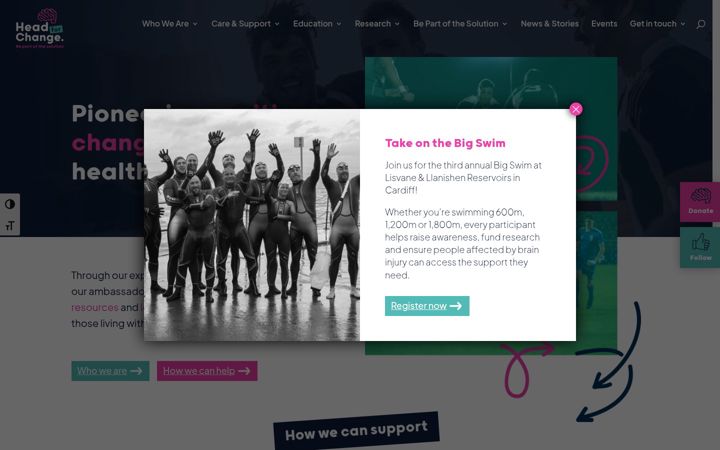 Screenshot of headforchange.org.uk