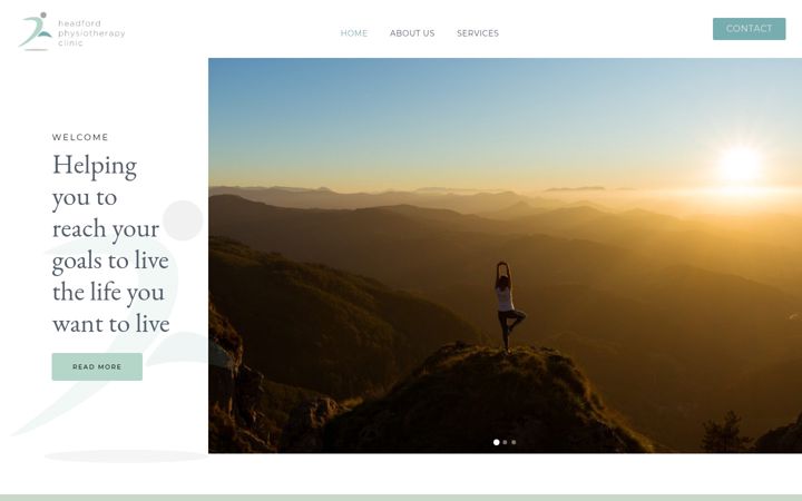 Screenshot of headfordphysio.ie