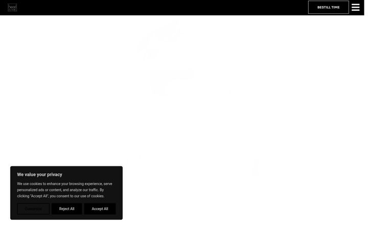 Screenshot of headhair.no