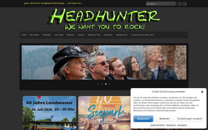 Screenshot of headhunter-rockt.de
