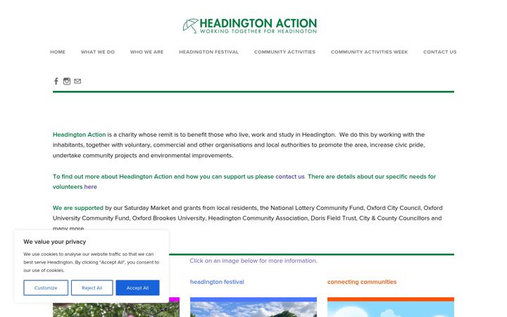 Screenshot of headingtonaction.org