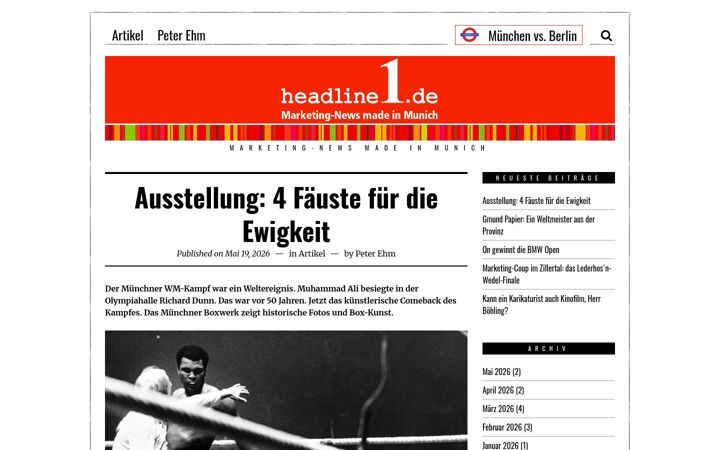 Posnetek zaslona headline-1.de