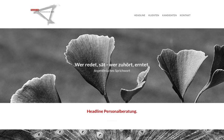 Screenshot of headline-personalberatung.de