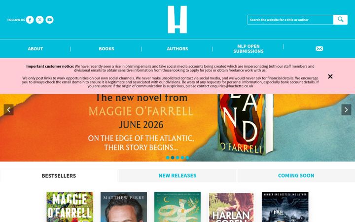 Screenshot of headline.co.uk