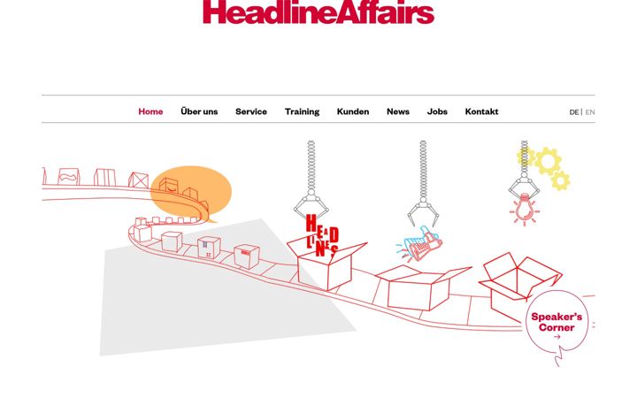 Screenshot of headlineaffairs.de