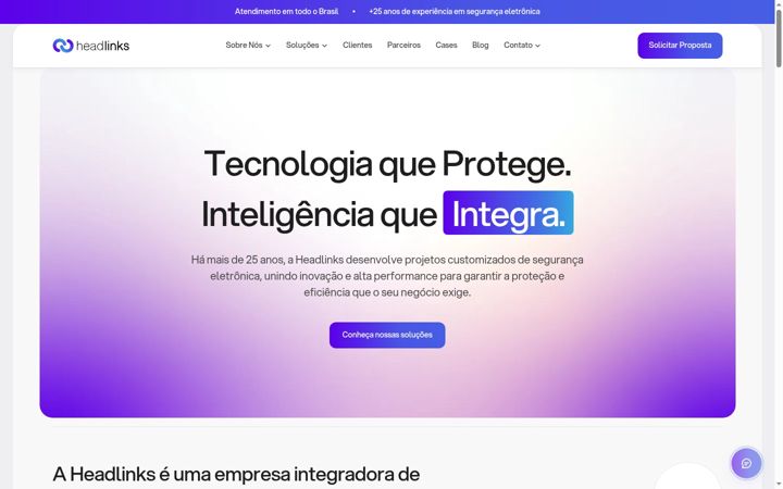 Screenshot of headlinks.com.br