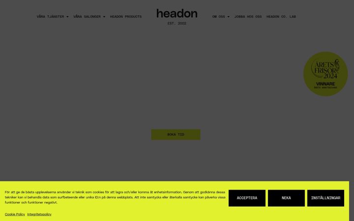 Screenshot of headon.se
