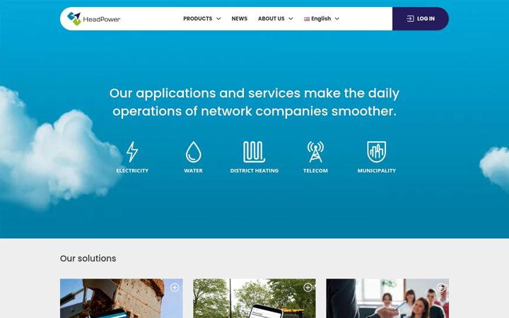 Screenshot of headpower.com