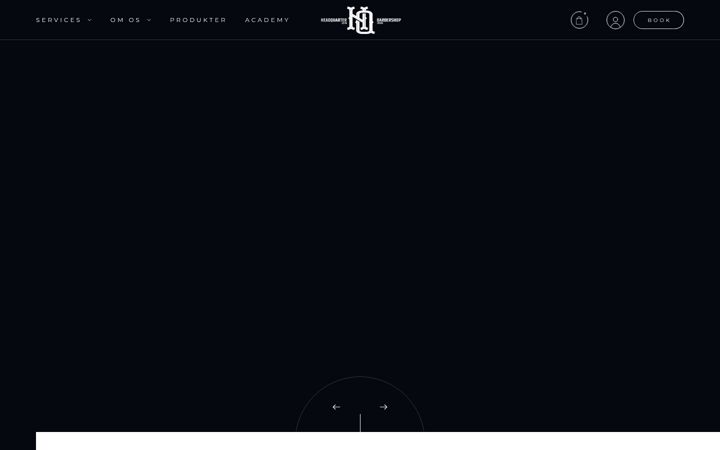 Screenshot of headquarter-barbershop.dk