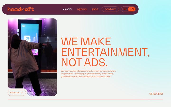 Screenshot of headraft.com