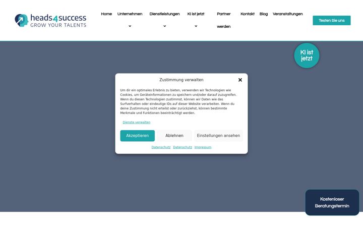 Zrzut ekranu heads4success.de