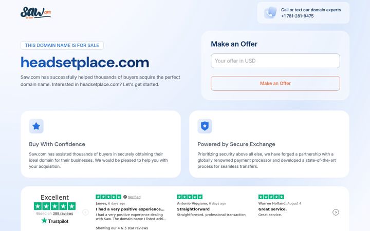 Screenshot of headsetplace.com
