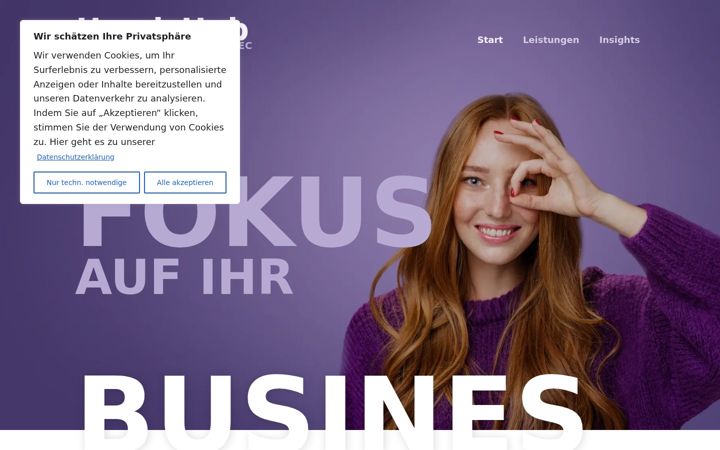Screenshot of headshub.de