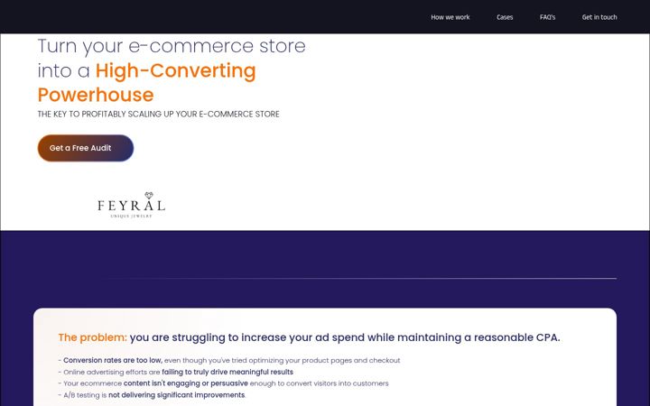 Screenshot of headstart.marketing