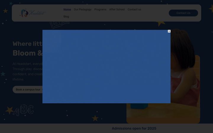Screenshot of headstartschools.org
