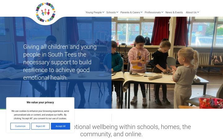 Screenshot of headstartsouthtees.co.uk