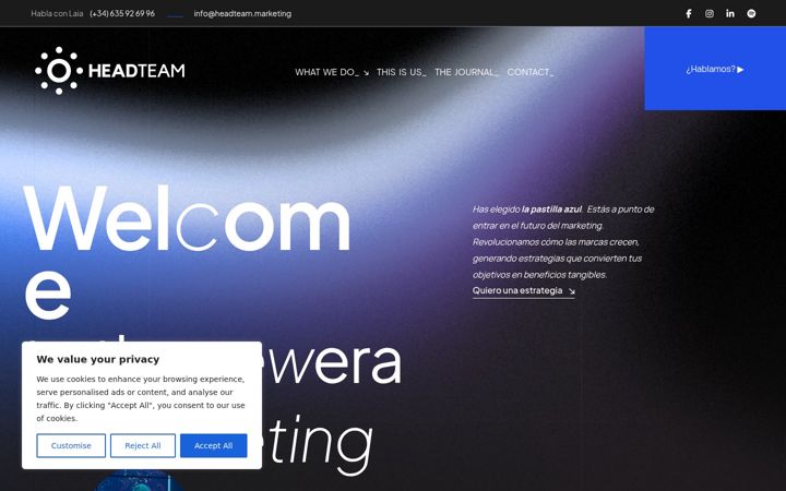 Screenshot of headteam.marketing
