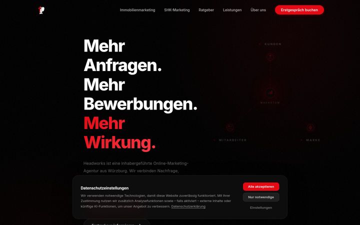 Screenshot of headworksberlin.de