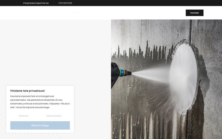 Screenshot of heakorrapartner.ee