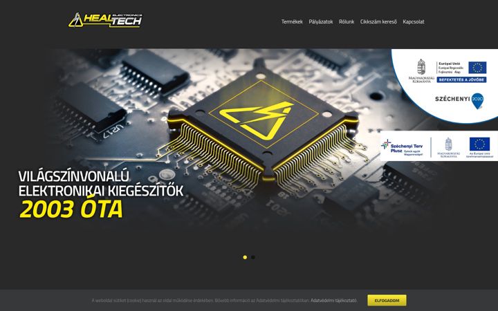 Screenshot of heal-tech.hu