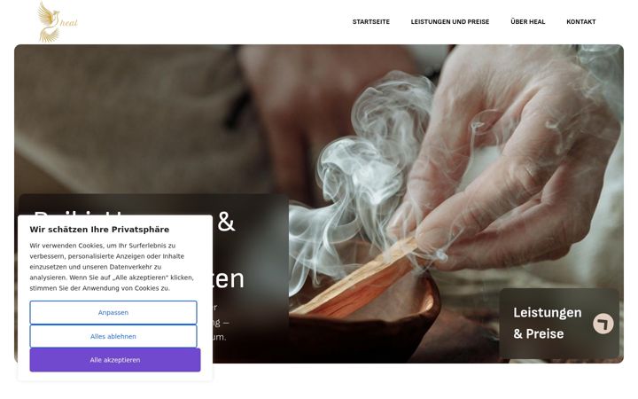 Screenshot of heal-wbo.ch