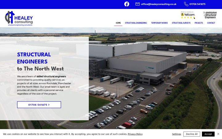 Screenshot of healeyconsulting.co.uk