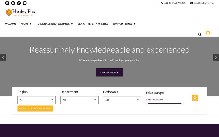 Screenshot of healeyfox.com