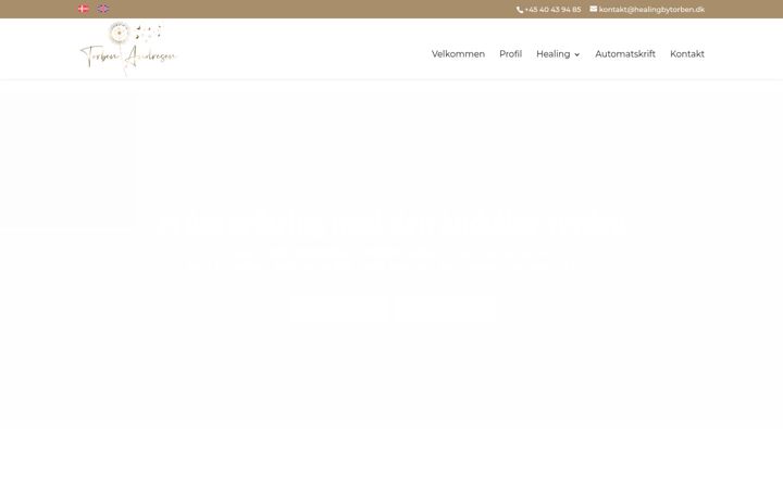 Screenshot of healingbytorben.dk