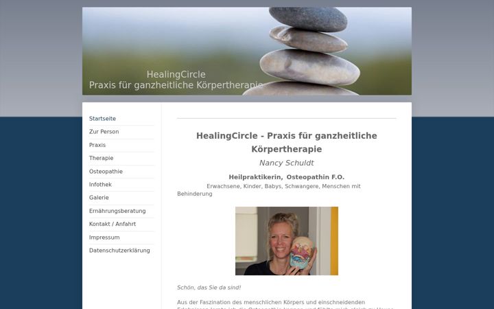 Screenshot of healingcircle.de