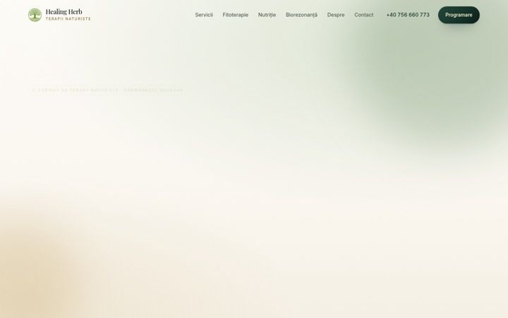 Screenshot of healingherb.ro