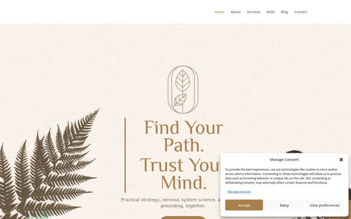 Screenshot of healinglucky.com