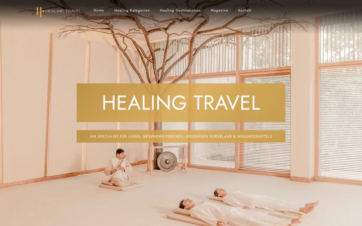 Screenshot of healingtravel.de