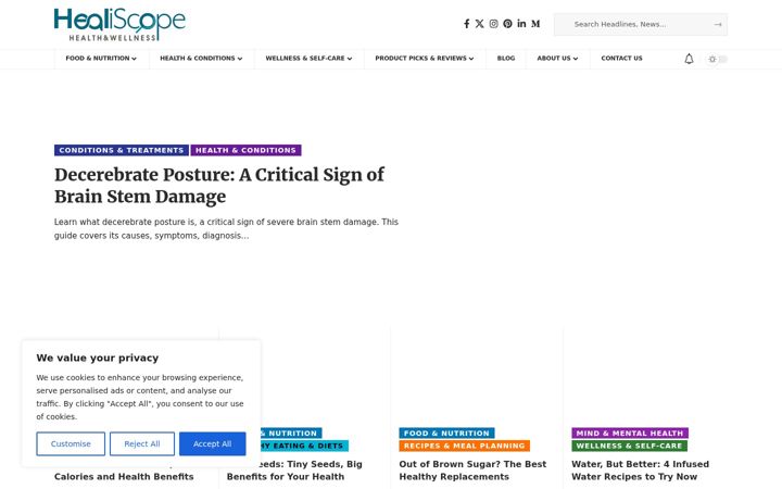 Screenshot of healiscope.com