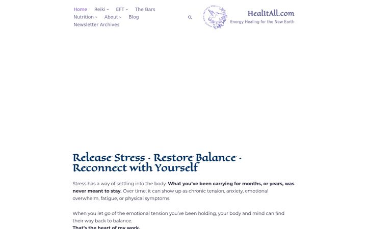 Screenshot of healitall.com
