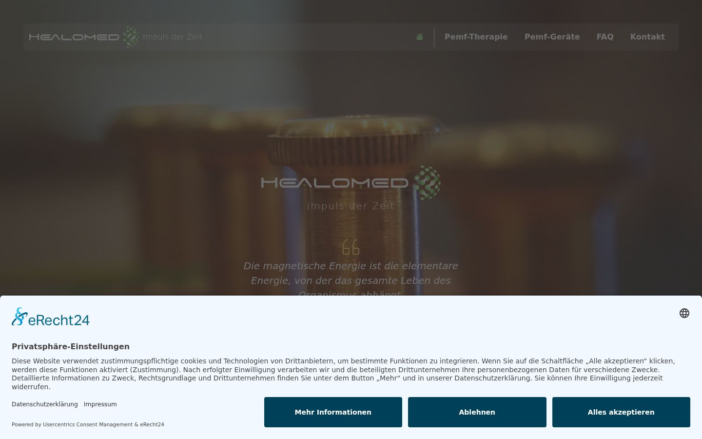 Screenshot tal-banner tal-kunsens muri qabel kwalunkwe interazzjoni