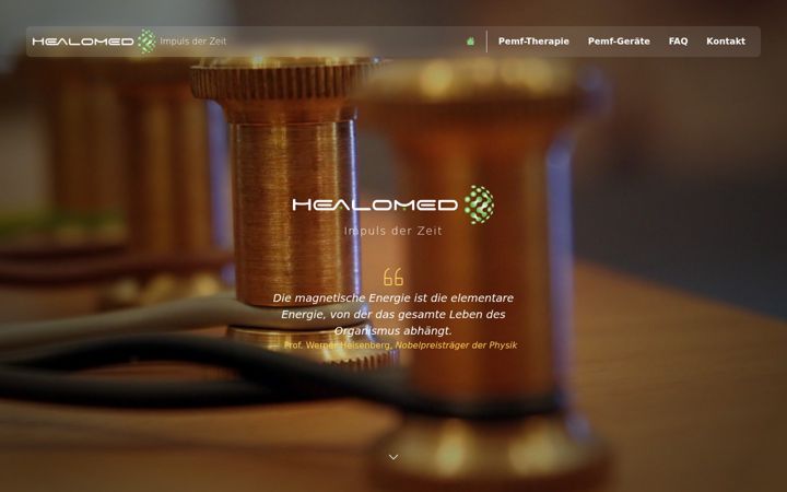 Screenshot of healomed.de