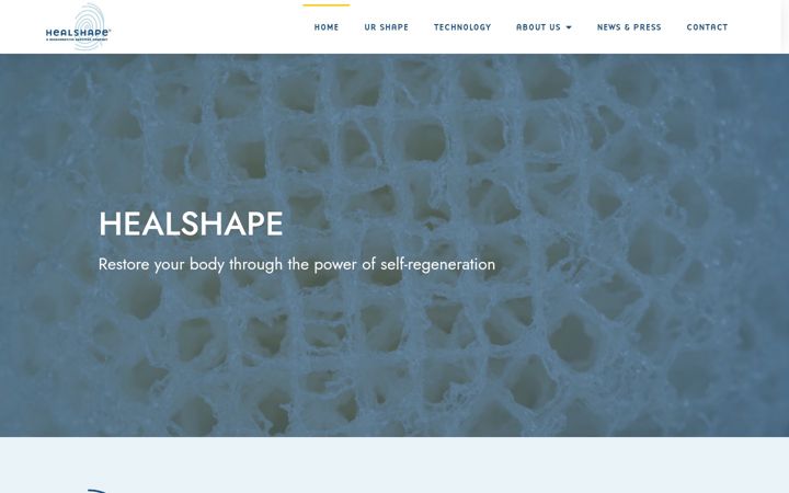 Screenshot of healshape.com