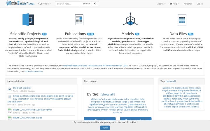 Screenshot of health-atlas.de