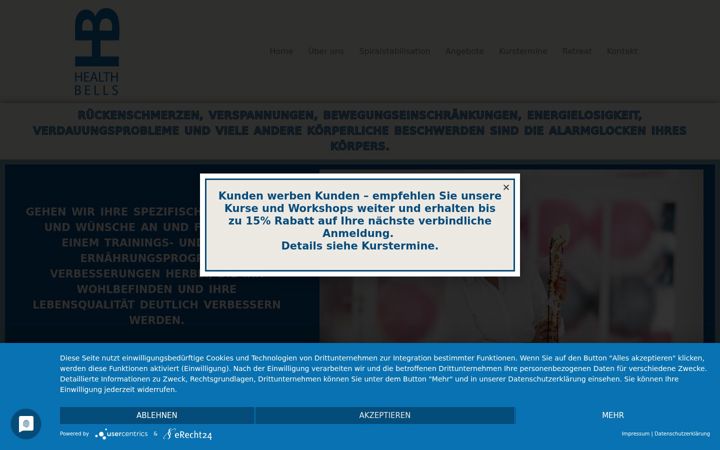 Screenshot of health-bells.eu