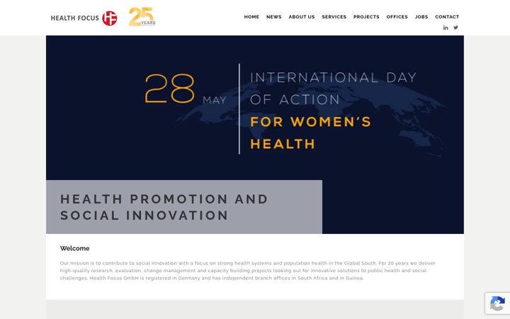 Screenshot of health-focus.de