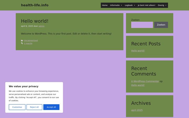 Screenshot of health-life.info