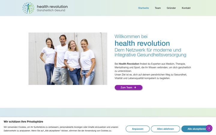 Screenshot of health-revolution.at