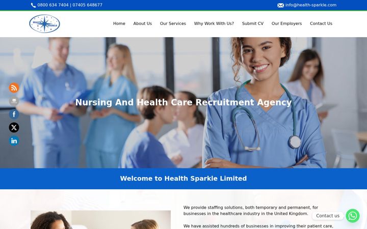 Screenshot of health-sparkle.com