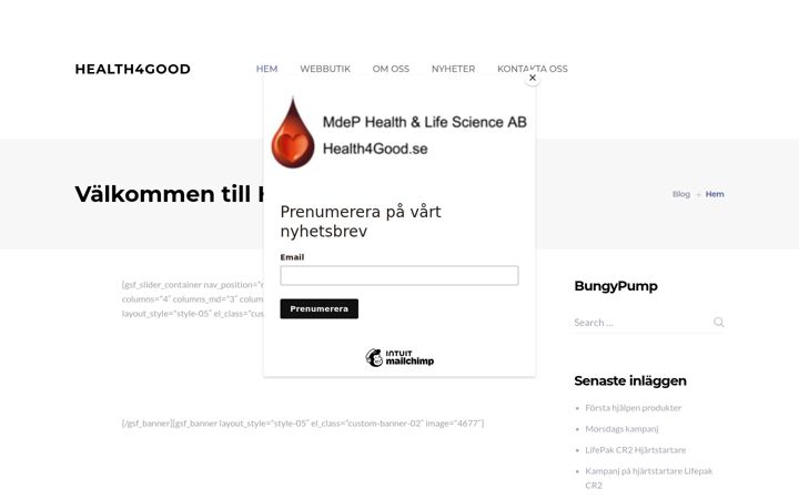 Screenshot of health4good.se
