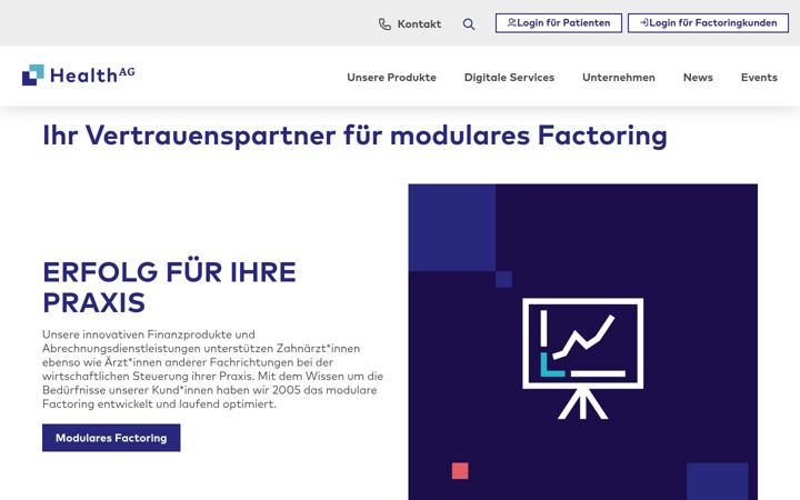 Screenshot of healthag.de