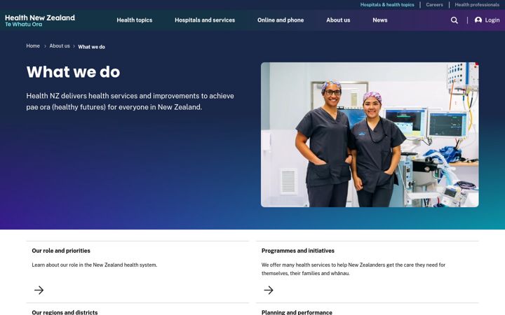 Screenshot of healthalliance.co.nz