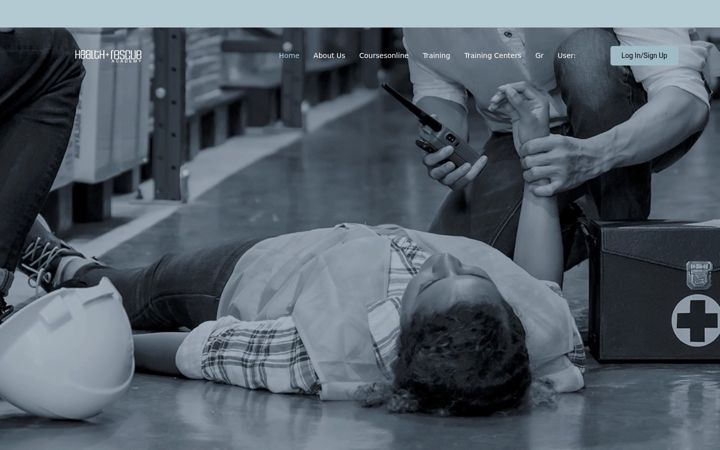 Screenshot of healthandrescue.com