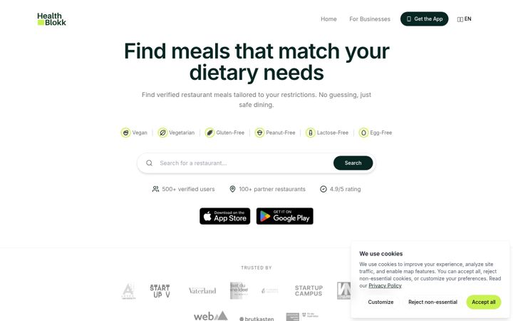 Екранна снимка на healthblokk.com