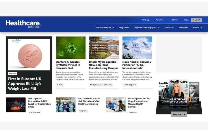 Screenshot of healthcare-digital.com